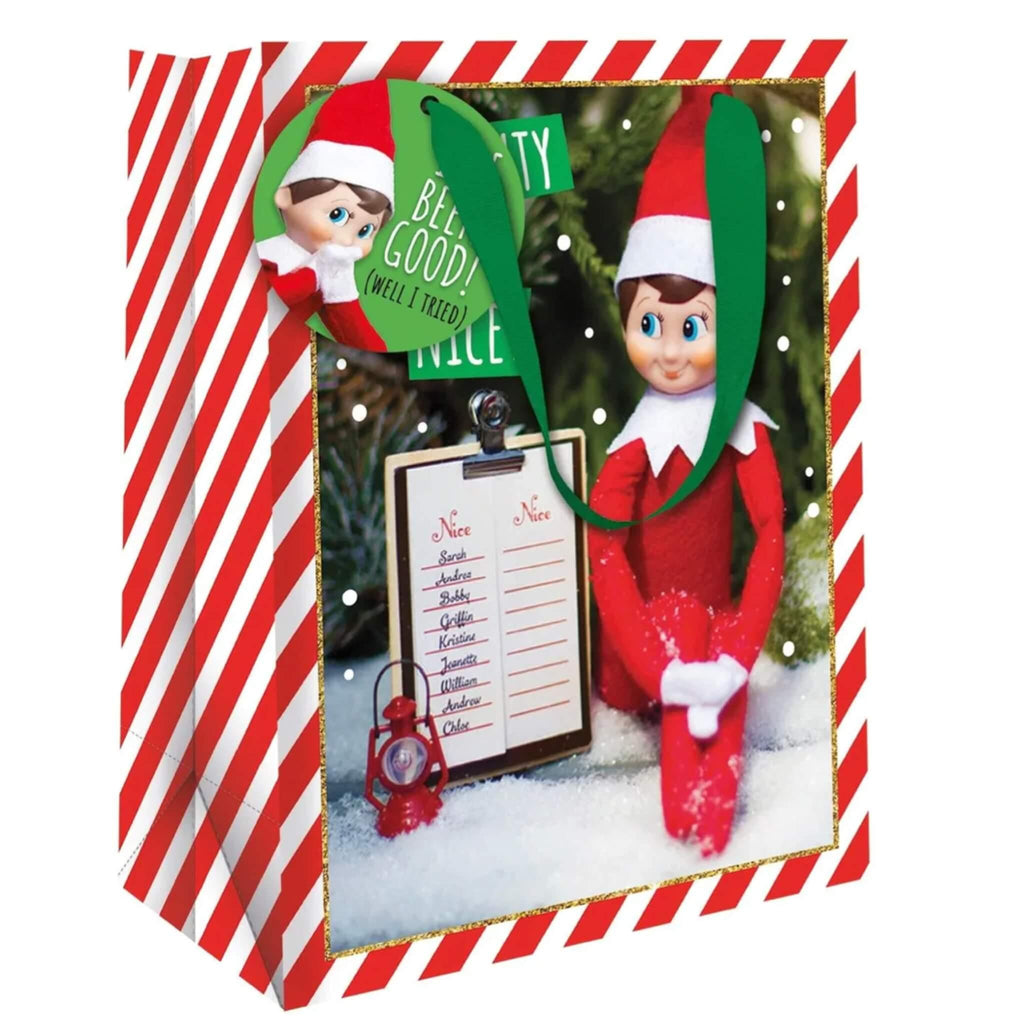 The Elf Did It Christmas Tote Bag - EllieBeanPrints